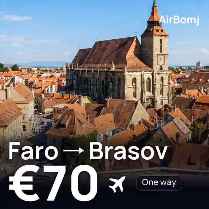 Faro → Brasov for €70