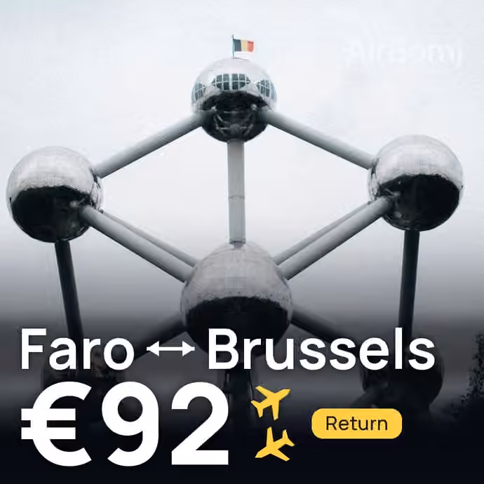 Faro → Brussels for €92