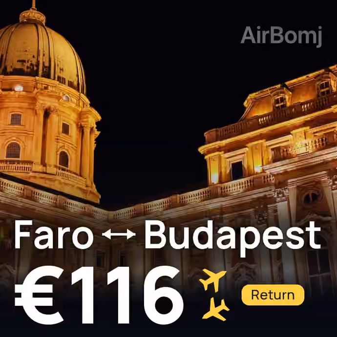 Faro → Budapest for €116