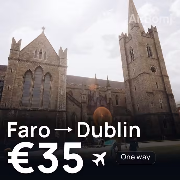 Faro → Dublin for €35