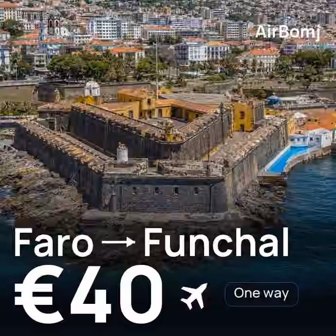 Faro → Funchal for €40