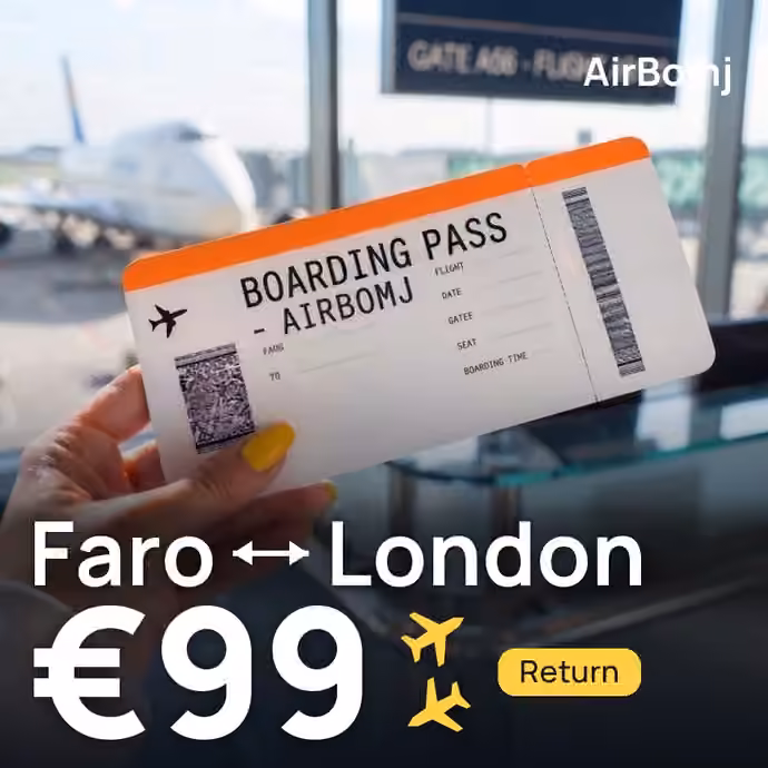 Faro → London for €99