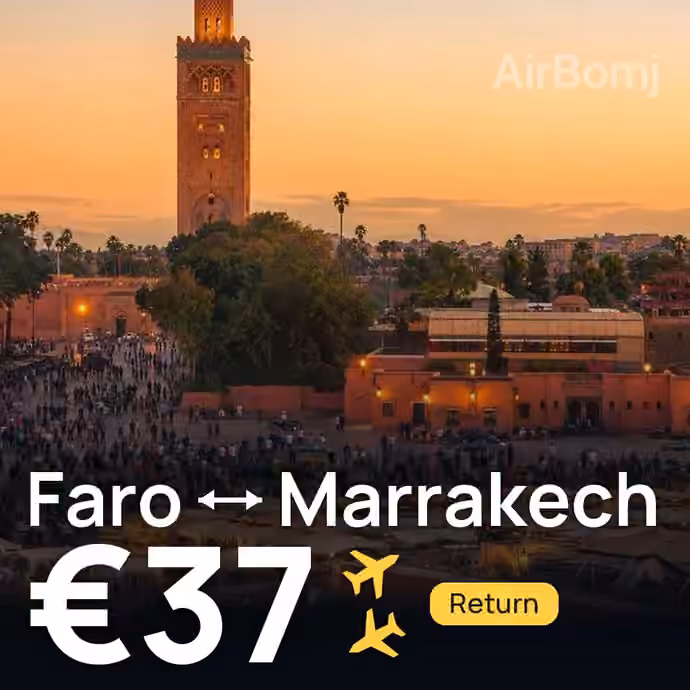 Faro → Marrakech for €37