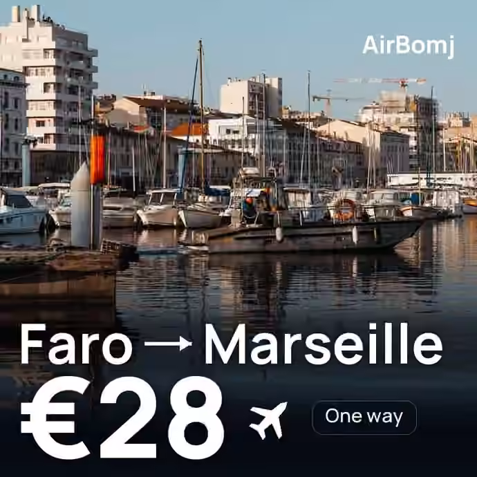 Faro → Marseille for €28