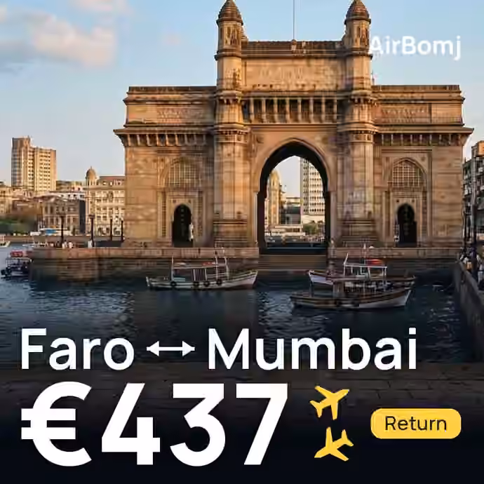 Faro → Mumbai for €437