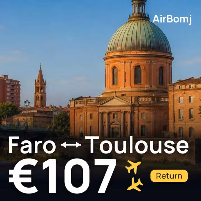 Faro → Toulouse for €107