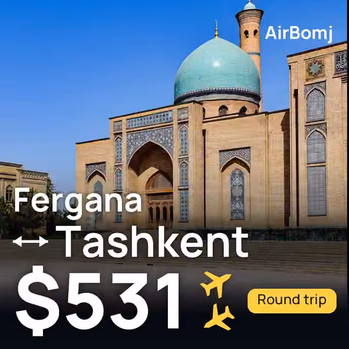 Fergana → Tashkent for €466