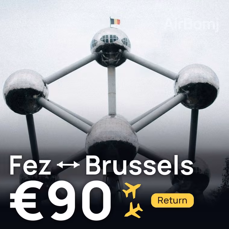 Fez → Brussels for €90