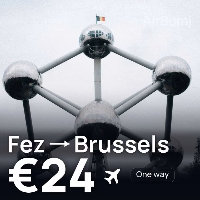 Fez → Brussels for €27