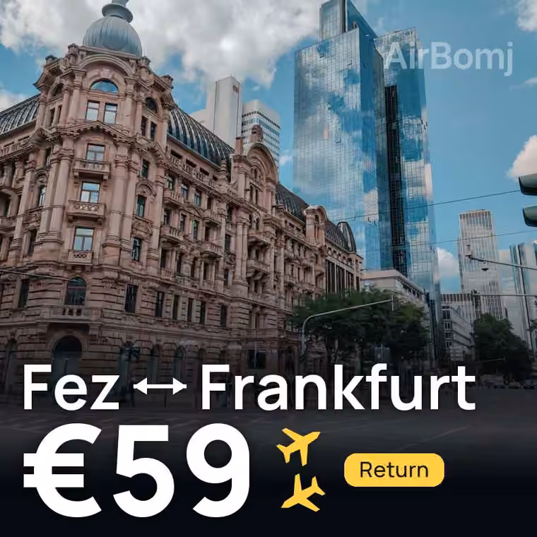Fez → Frankfurt for €59