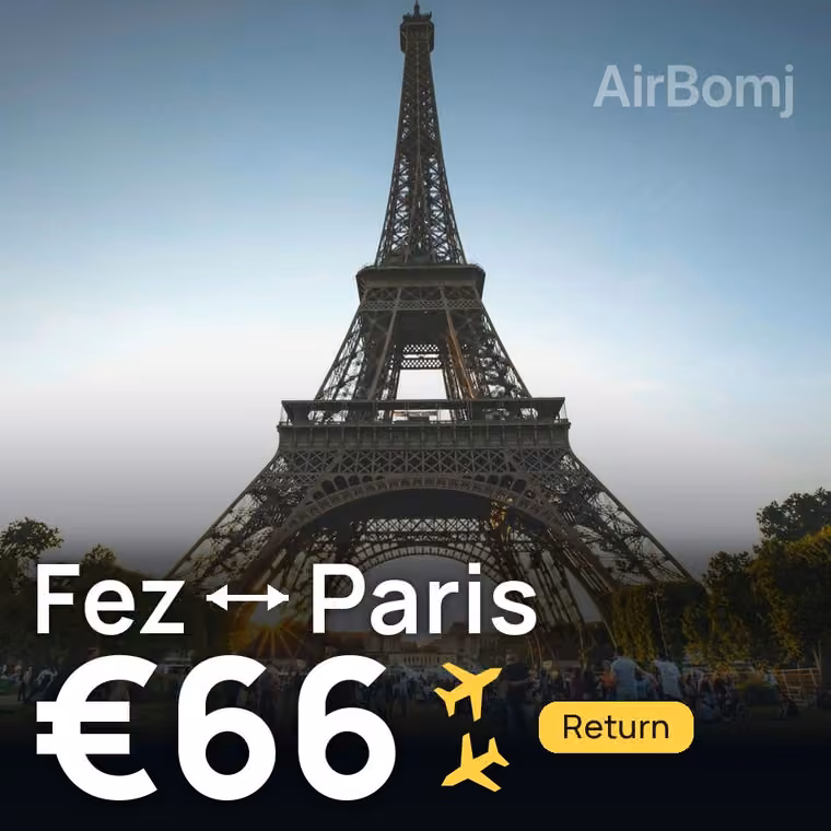 Fez → Paris for €66