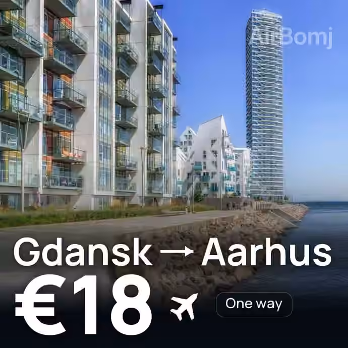 Gdansk → Aarhus for €18