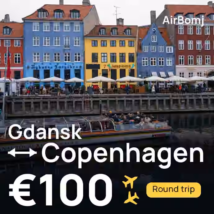 Gdansk → Copenhagen for €100