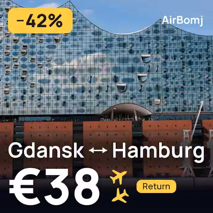 Gdansk → Hamburg for €38