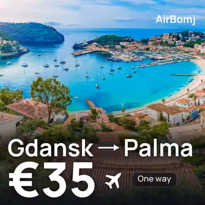 Gdansk → Palma for €35