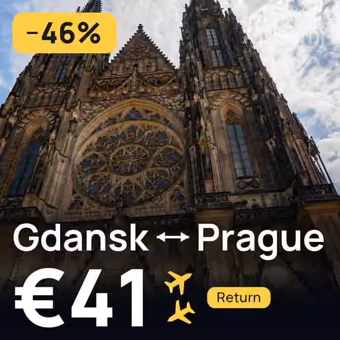 Gdansk → Prague for €41