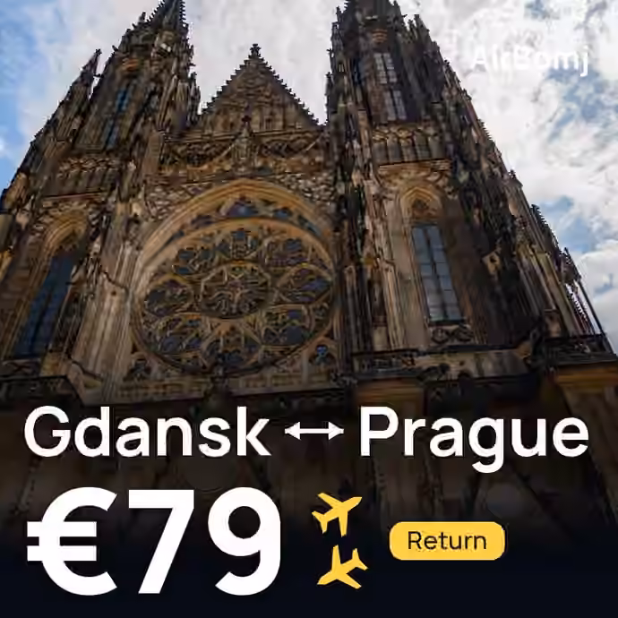 Gdansk → Prague for €79