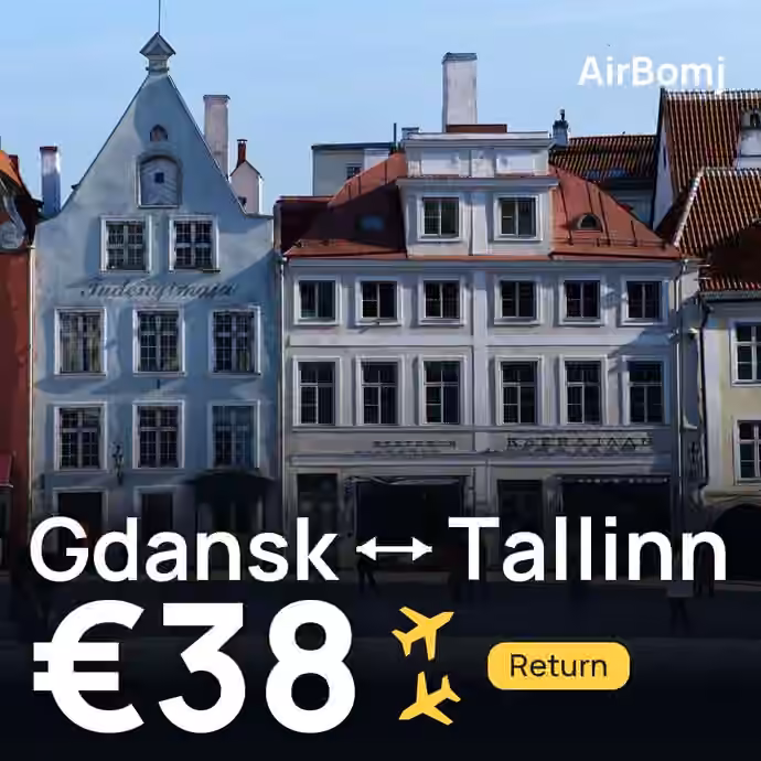 Gdansk → Tallinn for €38