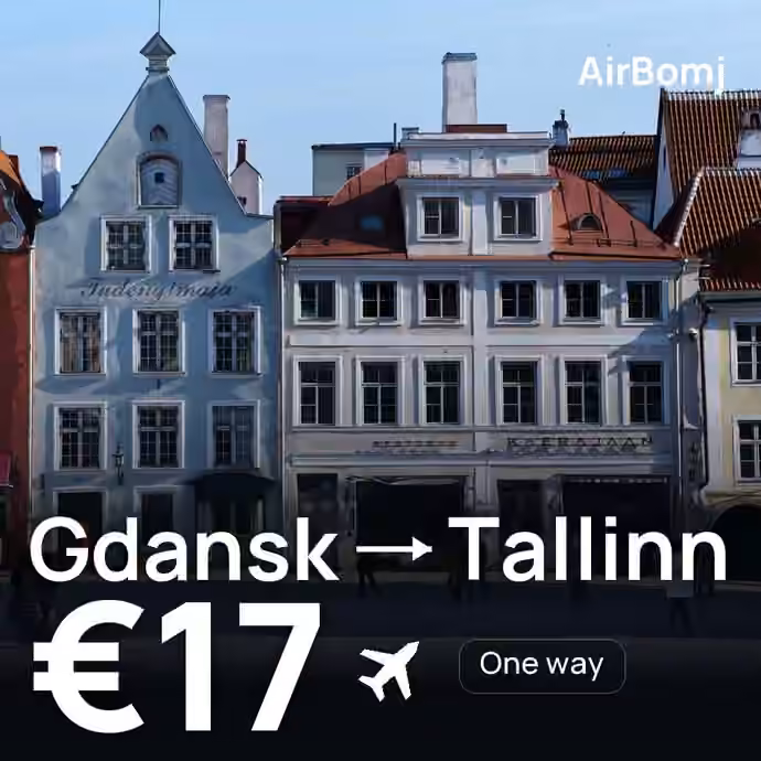 Gdansk → Tallinn for €17