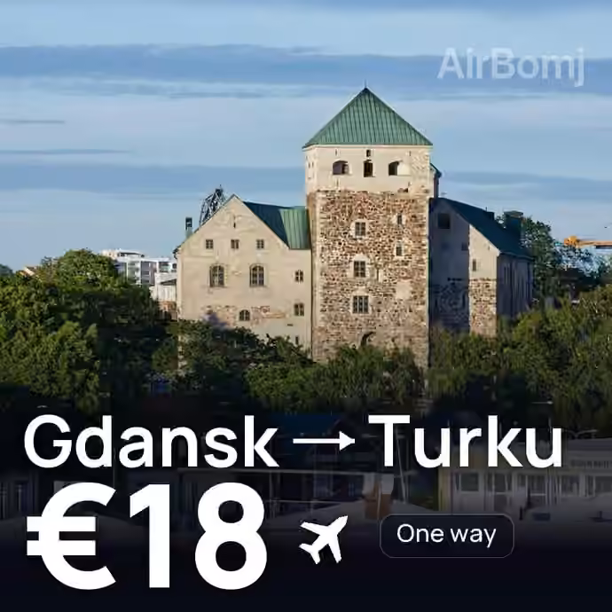 Gdansk → Turku for €18