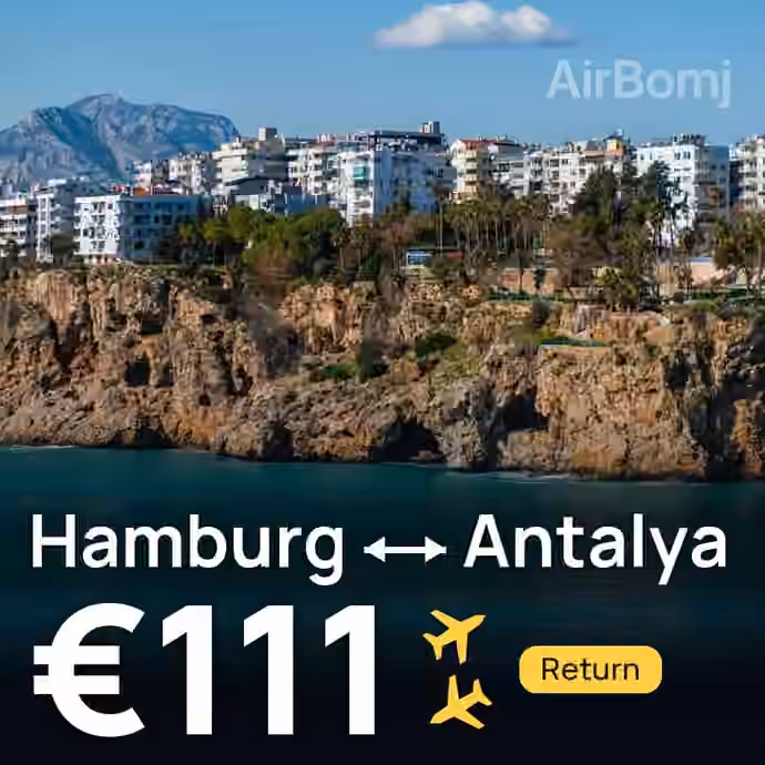 Hamburg → Antalya for €111
