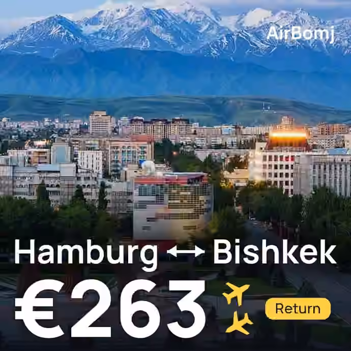 Hamburg → Bishkek for €263