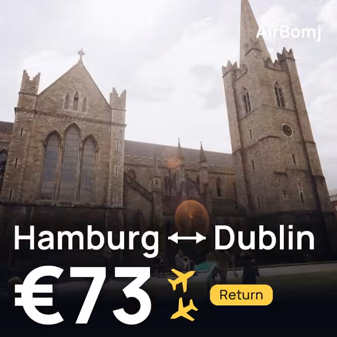 Hamburg → Dublin for €73