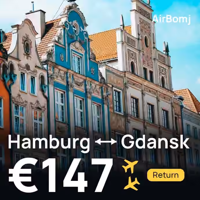 Hamburg → Gdansk for €147