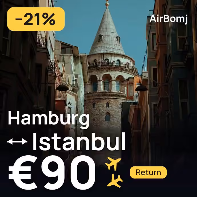 Hamburg → Istanbul for €90