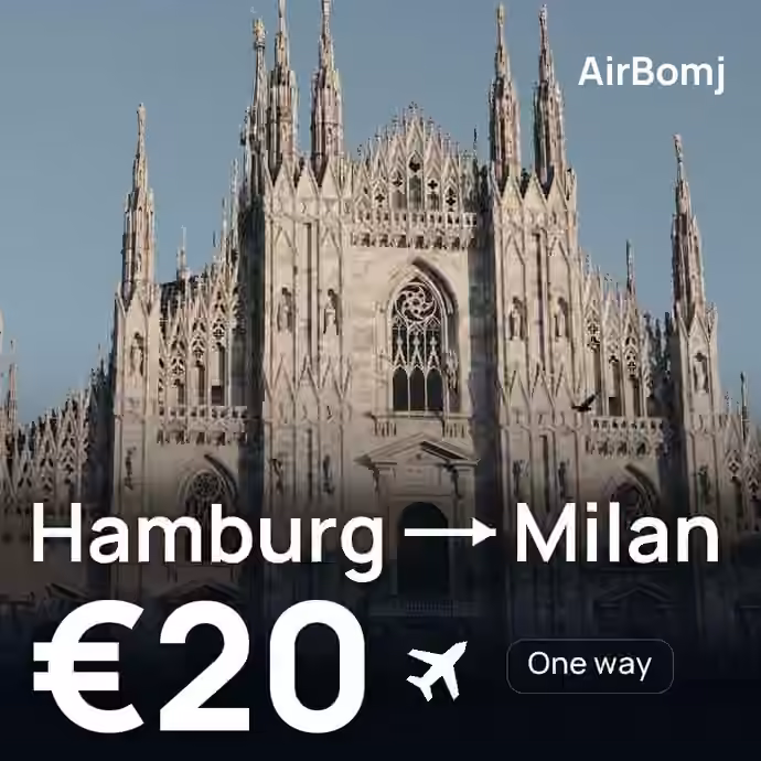 Hamburg → Milan for €20