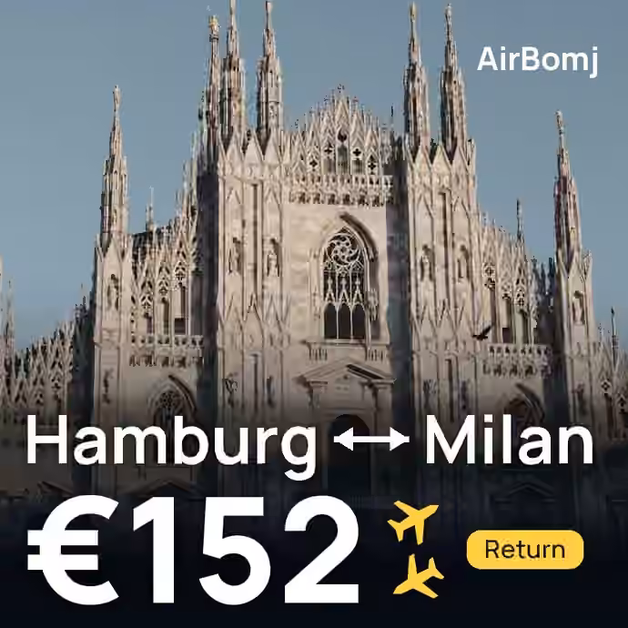 Hamburg → Milan for €152