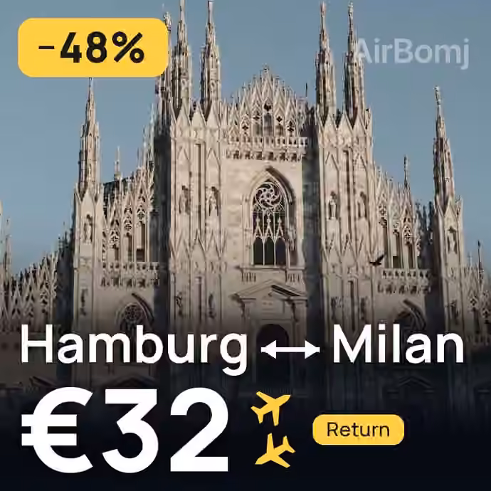 Hamburg → Milan for €32