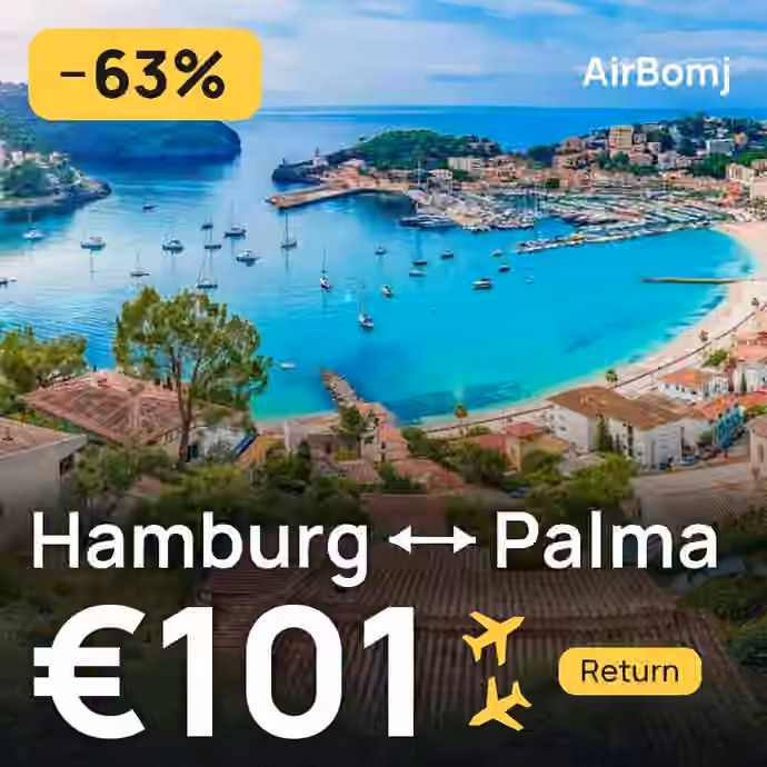 Hamburg → Palma for €101
