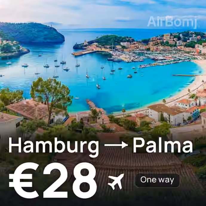Hamburg → Palma for €28