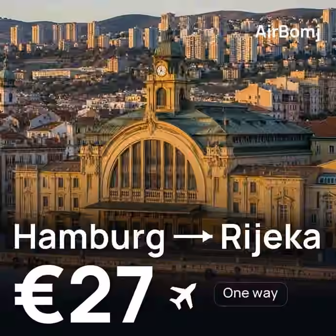 Hamburg → Rijeka for €27