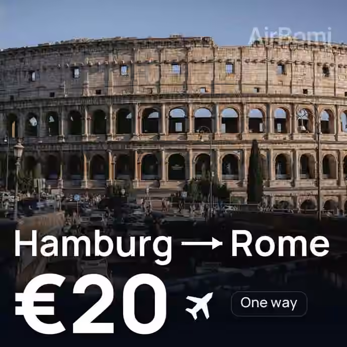 Hamburg → Rome for €20