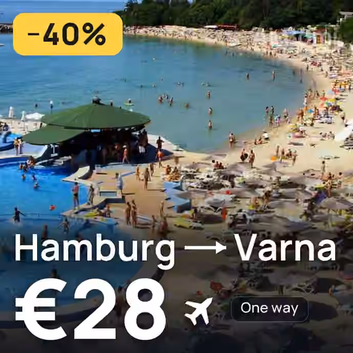 Hamburg → Varna for €28