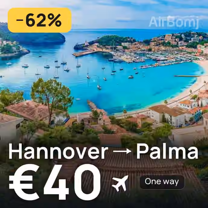 Hannover → Palma for €40