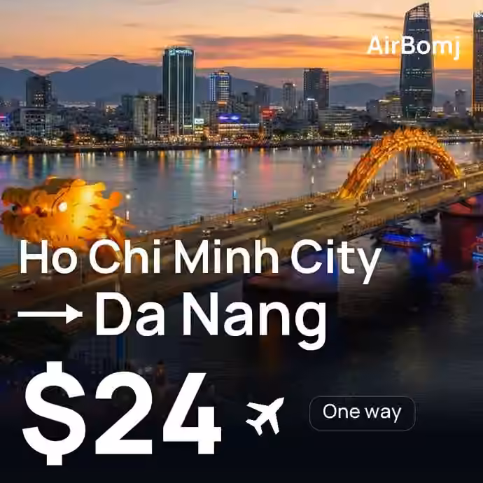 Ho Chi Minh City → Da Nang for $24