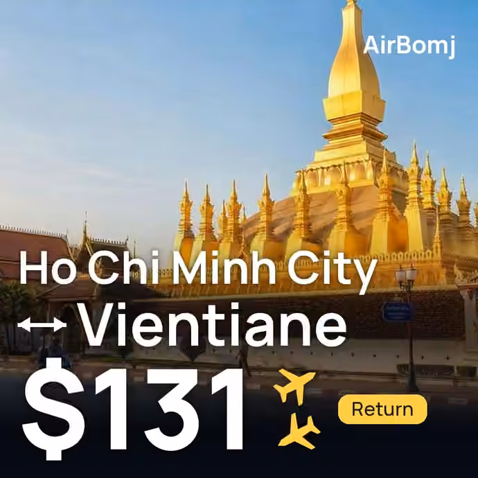 Ho Chi Minh City → Vientiane for $131