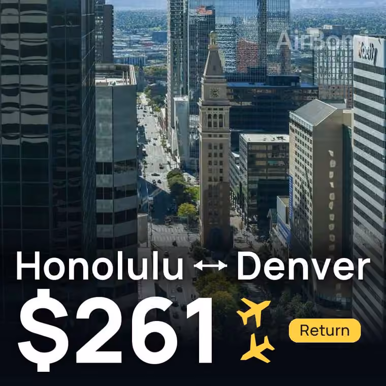 Honolulu → Denver for $261
