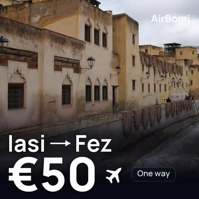 Iasi → Fez for €50