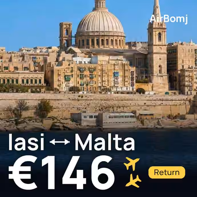 Iasi → Malta for €146