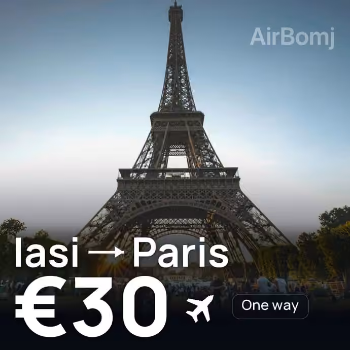 Iasi → Paris for €30