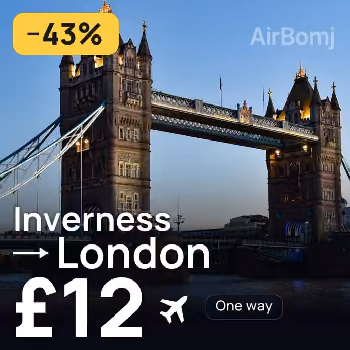 Inverness → London for £12