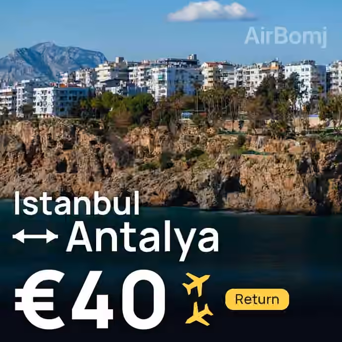 Istanbul → Antalya for €40