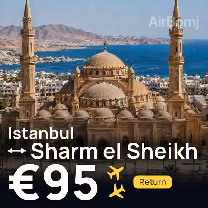 Istanbul → Sharm el Sheikh for €95