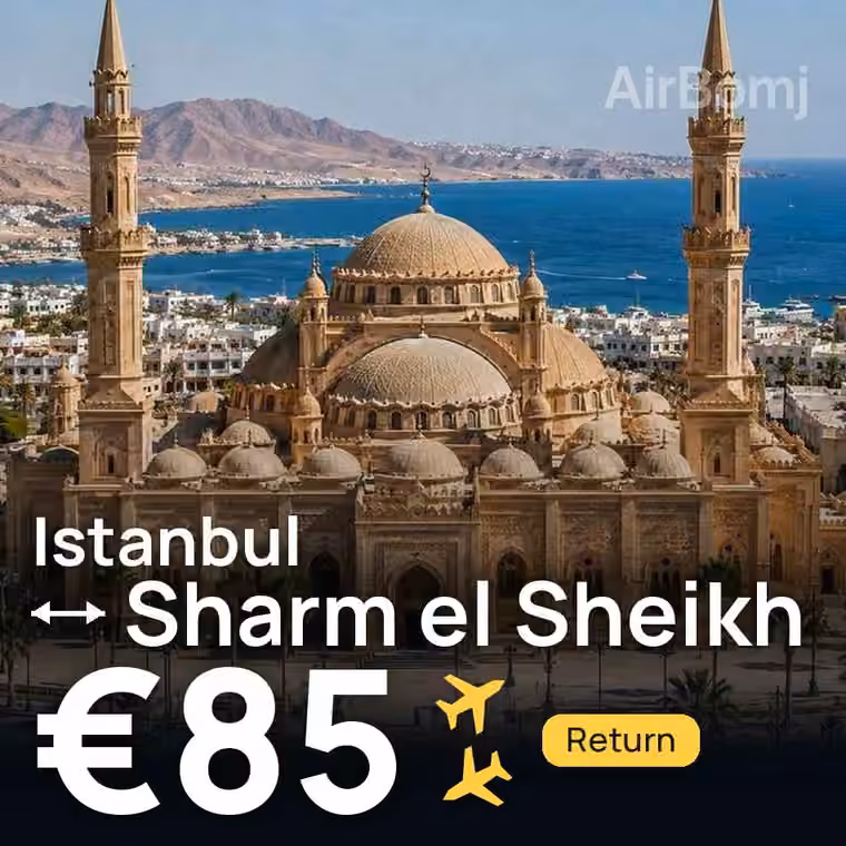 Istanbul → Sharm el Sheikh for €85