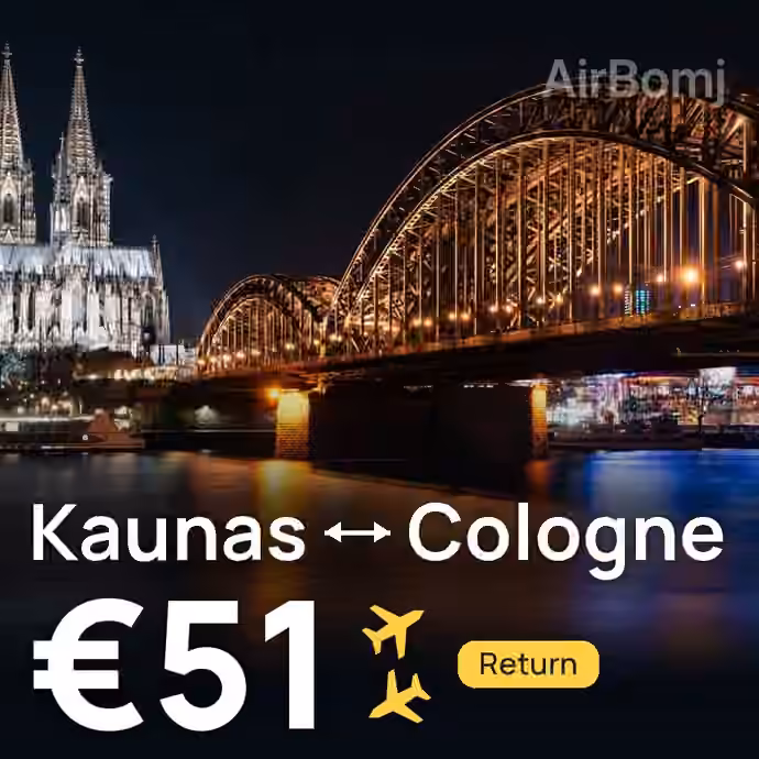 Kaunas → Cologne for €51