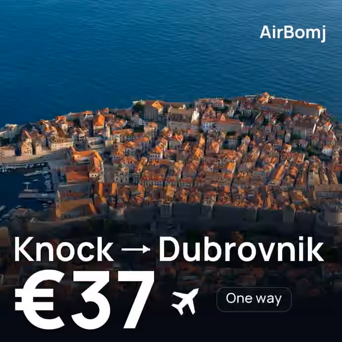 Knock → Dubrovnik for €37
